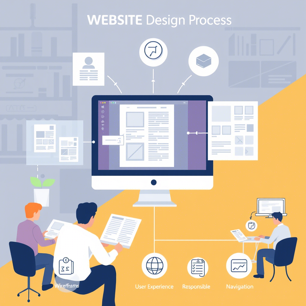 خطوات تصميم موقع إلكتروني متكامل